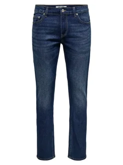 Dżinsy "Loom" - Slim fit - w kolorze granatowym