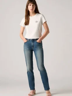 Dżinsy "724" - Regular fit - w kolorze niebieskim