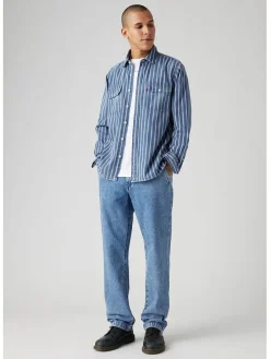 Dżinsy - Relaxed fit - w kolorze błękitnym