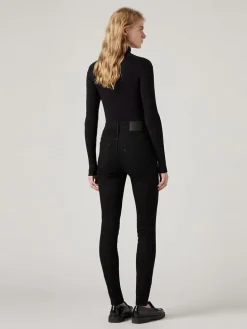 Dżinsy - Skinny fit - w kolorze czarnym
