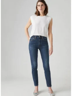 Dżinsy - Skinny fit - w kolorze granatowym