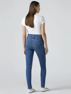 Dżinsy - Skinny fit - w kolorze niebieskim