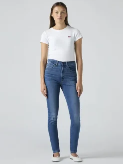 Dżinsy - Skinny fit - w kolorze niebieskim