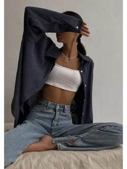 Dżinsy - Slim fit - w kolorze błękitnym