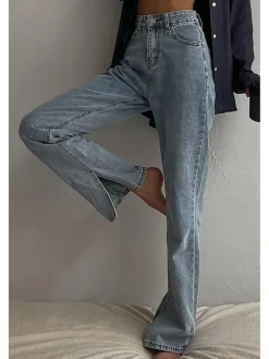 Dżinsy - Slim fit - w kolorze błękitnym