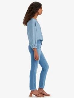 Dżinsy - Slim fit - w kolorze błękitnym