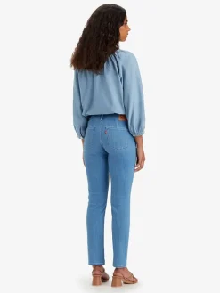 Dżinsy - Slim fit - w kolorze błękitnym
