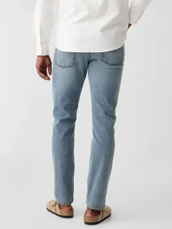 Dżinsy - Slim fit - w kolorze błękitnym