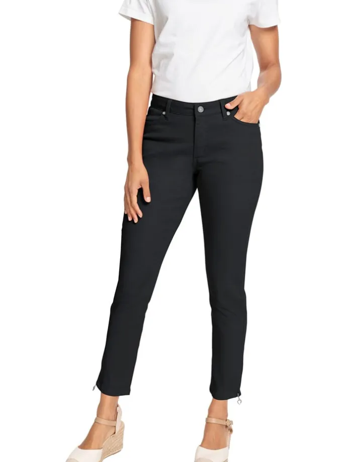 Dżinsy - Slim fit - w kolorze czarnym