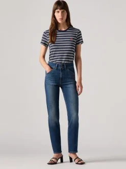Dżinsy - Slim fit - w kolorze granatowym