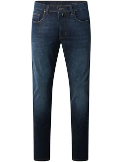 Dżinsy - Slim fit - w kolorze granatowym