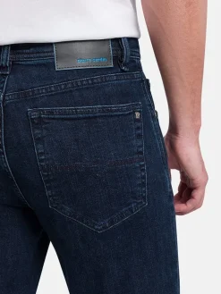 Dżinsy - Slim fit - w kolorze granatowym