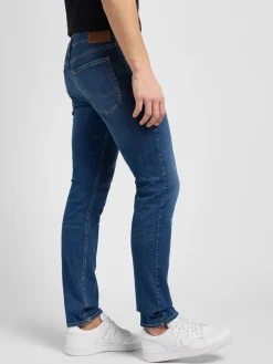 Dżinsy - Slim fit - w kolorze granatowym