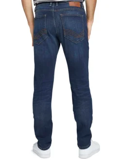 Dżinsy - Slim fit - w kolorze granatowym