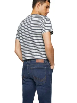 Dżinsy - Slim fit - w kolorze granatowym