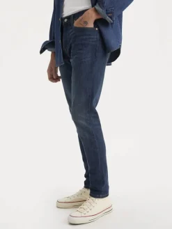 Dżinsy "512" - Slim fit - w kolorze granatowym