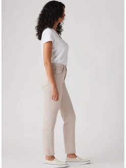 Dżinsy - Slim fit - w kolorze kremowym
