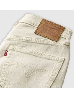 Dżinsy - Slim fit - w kolorze kremowym
