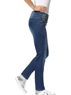 Dżinsy - Slim fit - w kolorze niebieskim