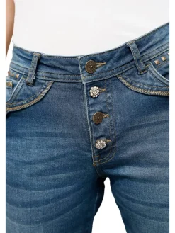 Dżinsy - Slim fit - w kolorze niebieskim