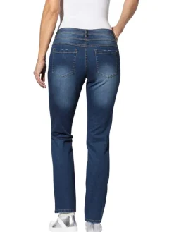 Dżinsy - Slim fit - w kolorze niebieskim