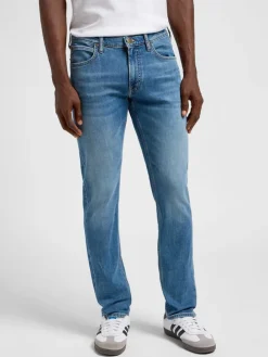 Dżinsy - Slim fit - w kolorze niebieskim