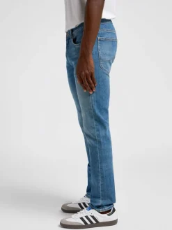 Dżinsy - Slim fit - w kolorze niebieskim