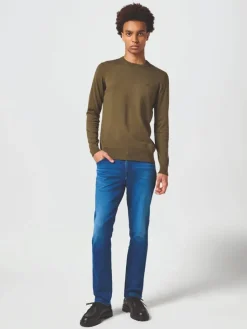 Dżinsy - Slim fit - w kolorze niebieskim