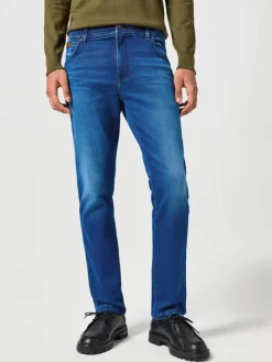 Dżinsy - Slim fit - w kolorze niebieskim
