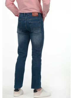 Dżinsy - Slim fit - w kolorze niebieskim