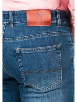 Dżinsy - Slim fit - w kolorze niebieskim