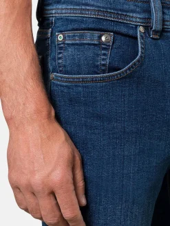 Dżinsy - Slim fit - w kolorze niebieskim