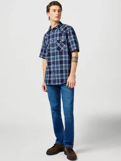 Dżinsy - Slim fit - w kolorze niebieskim