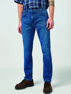 Dżinsy - Slim fit - w kolorze niebieskim