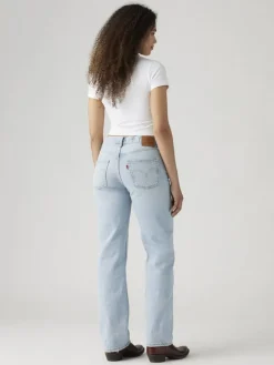 Dżinsy "501 '90S" - Mom fit - w kolorze błękitnym