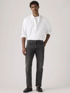 Dżinsy - Tapered fit - w kolorze szarym