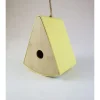 Domek "Pyramid" w kolorze żółtym dla ptaków - 17 x 20 x 12 cm