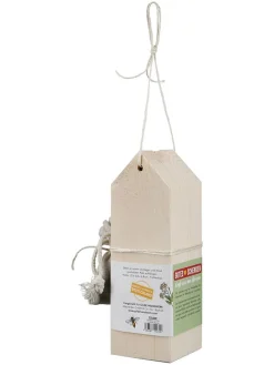 Domek w kolorze beżowym dla insektów - 6,8 x 20 x 6,8 cm