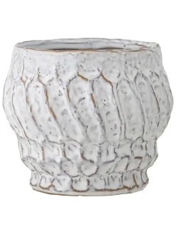 Doniczka "Cami" w kolorze białym - wys. 11,5 x Ø 13,5 cm