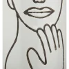 Doniczka "Timido" w kolorze białym - 15,5 x 14 cm