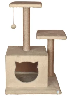 Drapak "Lotti" w kolorze beżowym dla kota - 45 x 72 x 35 cm