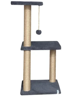 Drapak w kolorze szarym dla kota - 28 x 80 x 35 cm