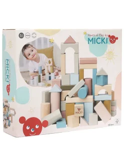 Drewniane klocki (60 szt.) - 5 m+