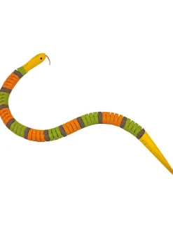Drewniane węże (6 szt.) w kolorze jasnobrązowym - dł. 48,5 cm