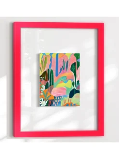 Druk artystyczny "Garden of Eden" w ramce