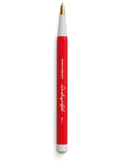 Długopis żelowy w kolorze czerwonym - dł. 13 cm