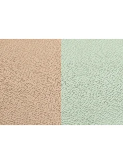 Dwustronne podstawki (6 szt.) w kolorze jasnoróżowo-jasnozielonym - 13 x 11cm