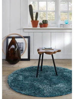 Dywan "Cosy Glamour 2.0" w kolorze turkusowym