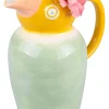Dzbanek "Tuca Tuca" w kolorze żółto-miętowym - 1,8 l