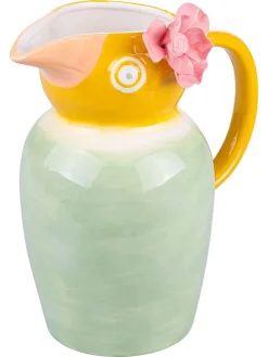 Dzbanek "Tuca Tuca" w kolorze żółto-miętowym - 1,8 l
